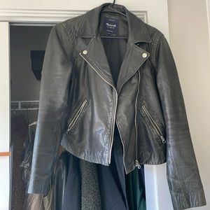 Madewell Washed Leather Moto Jacket